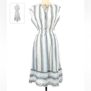 Rails Ashlyn Smocked midi dress-like new!